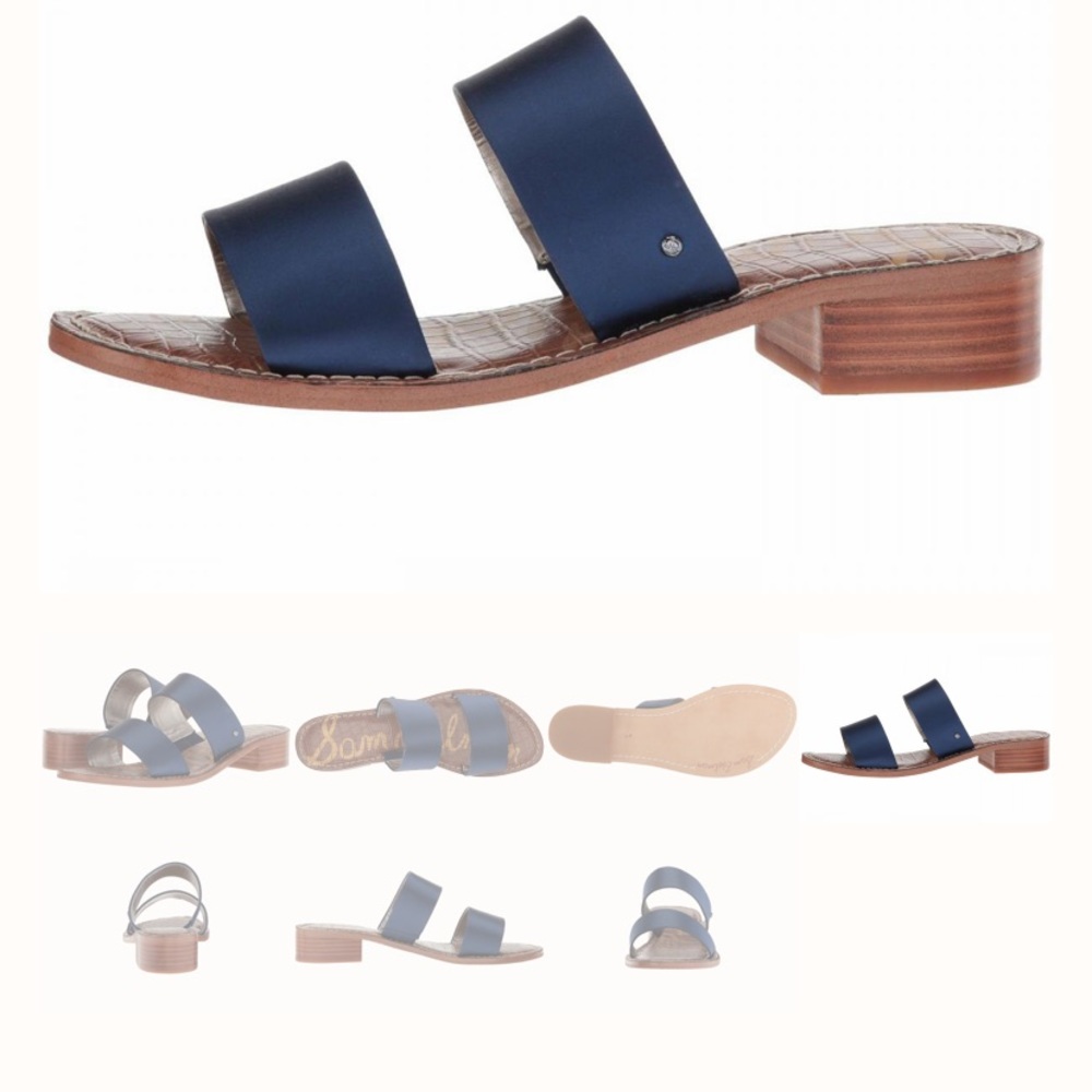 COPY - Sam Edelman “Jeni” blue satin sandals sz 8